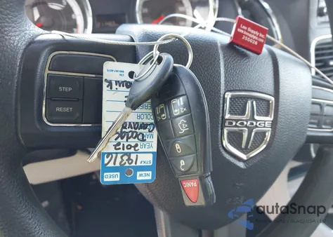 2012 Dodge Grand Caravan Sxt z USA, uszkodzony, nr VIN 2C4RDGCG7CR254067